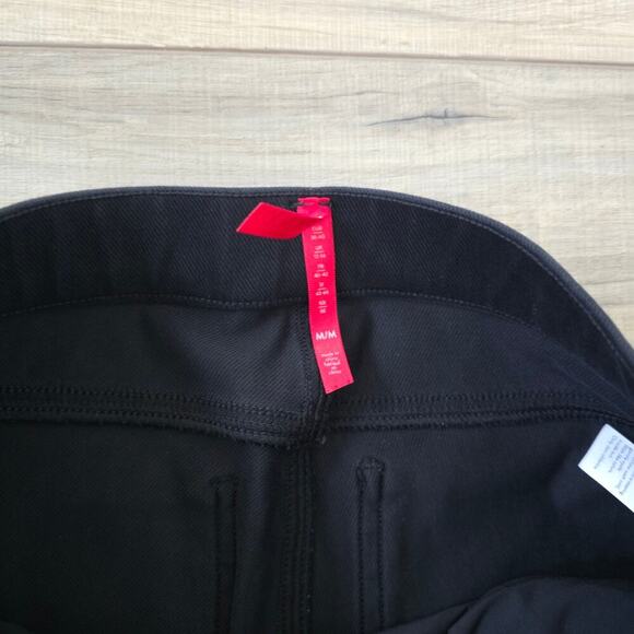 Spanx Ankle Black Ponte Midrise Skinny Leg Jeggings Women Sz M 20018R - Picture 11 of 13